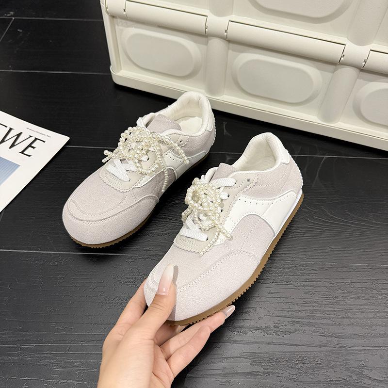 A9 Matte 2025 Spring New Korean Version Versatile Fashion Trend Casual Shoes Board Shoes German Training Shoes Women 1177-55~