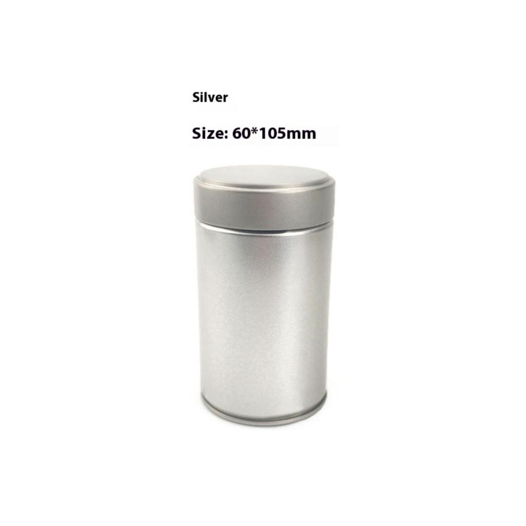 1 Pcs Portable Mini Matcha Powder Can Thick Tinplate Tea Sealed Jar Spice Storage Box Container Box Kitchen Gadgets Household