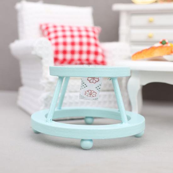 Mini Walker Model Miniature Dolls Accessories 1:12 Scale Design Miniature House Nursery Furniture for Mini Dolls