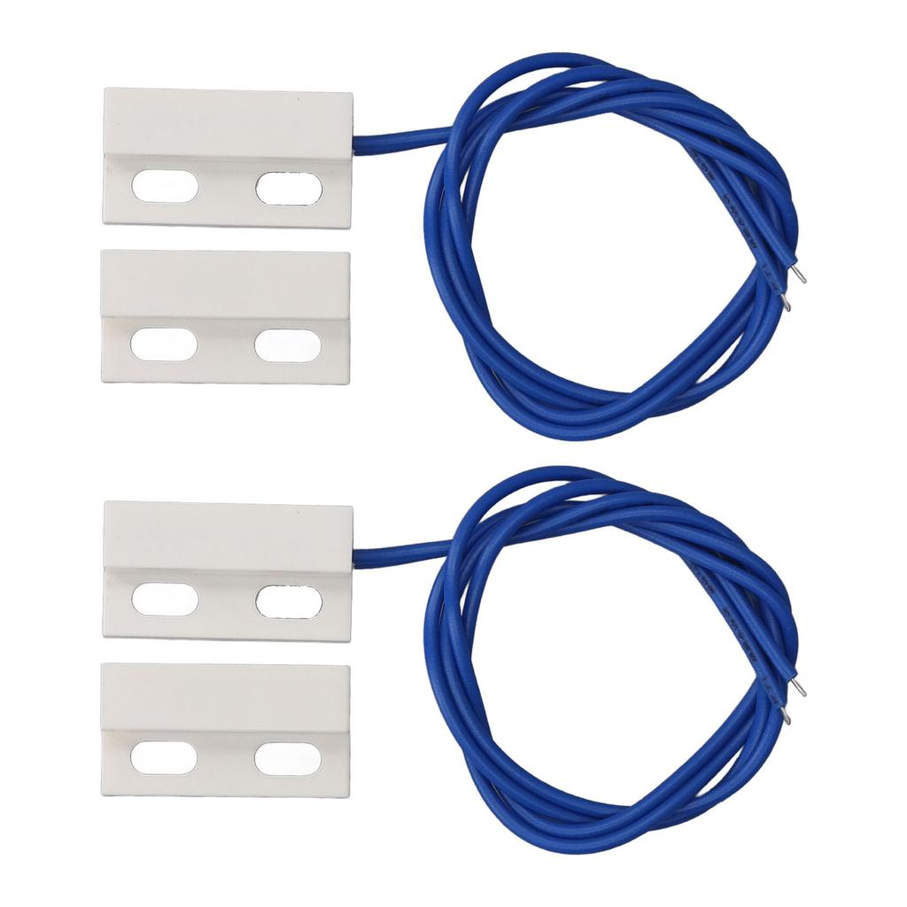 2 Perechi Senzor Magnetic de Ușă Normal Închis Îngropat Fereastră Poartă Contact Senzor pentru Acasă