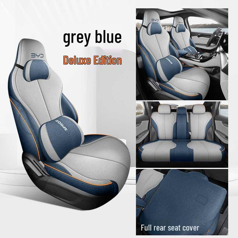 Breathable Linen Full Coverage All-Season Seat Covers for BYD Destroyer 05