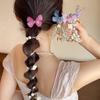 Sweet Butterfly Phone Line Hair Rope Ponytail Artifact For Women Girls Elegant Hair Ring Exquisite Hair Accessories