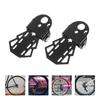 iplusmile Bicycle Step Hub Step Bicycle Peg Folding Two-Seater (Black)