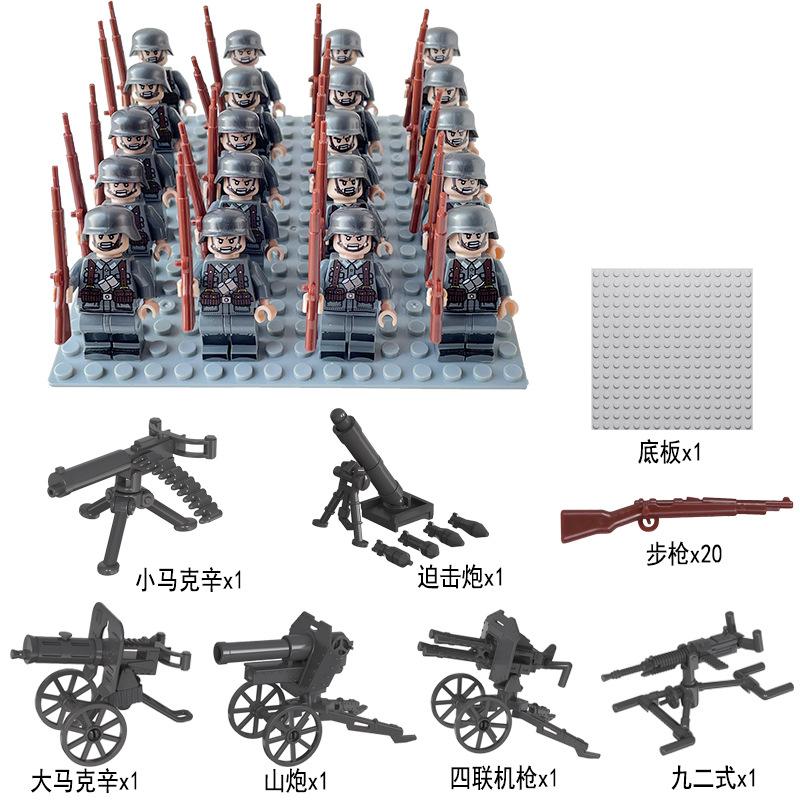 Doll Building Block Doll British Military Puzzle Assembly Toy