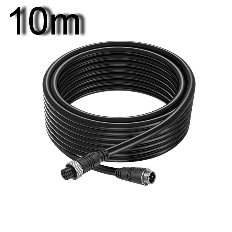4 Pin M12 Aviation Extension Cable High Temperature Resistant Durable Cord for Truck Car Reverse Monitoring System