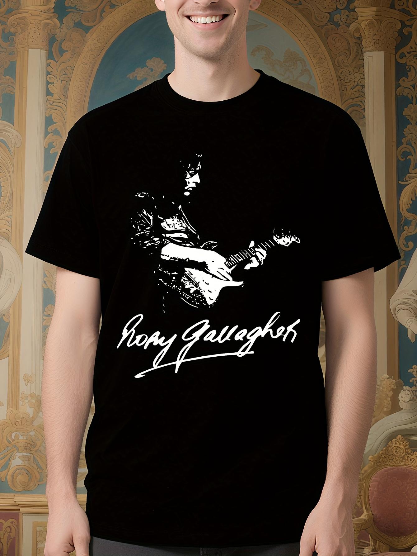 Rory Gallagher Vintage Guitar Graphic Tshirt - Retro 1970... M