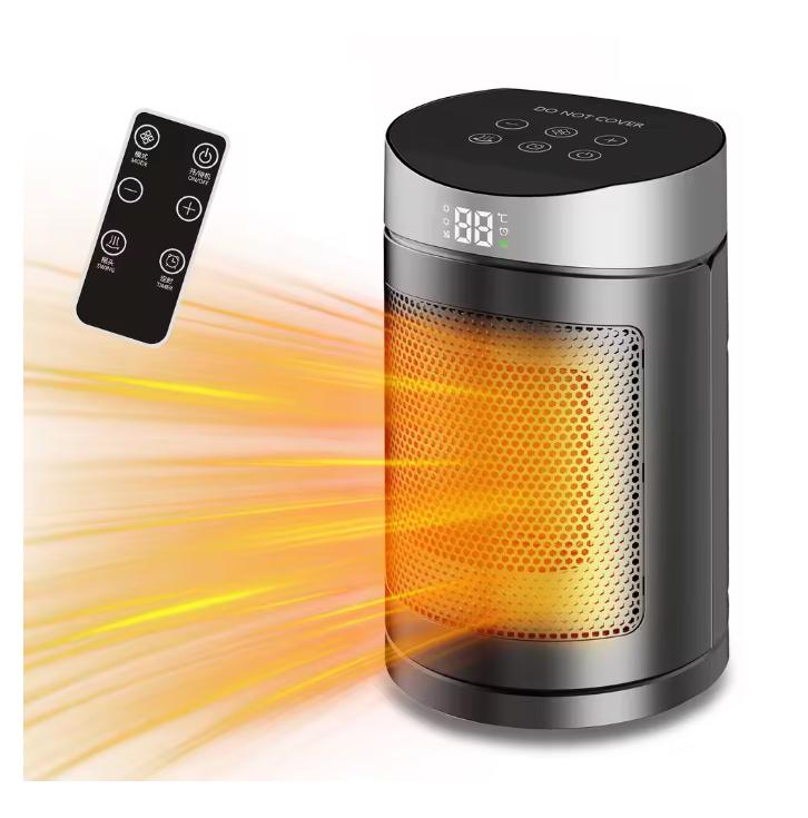 Portable Electric Heater Space Heater Indoor Energy Saving Hot Air Heater Energy Efficient for Household Desktop Office Winter