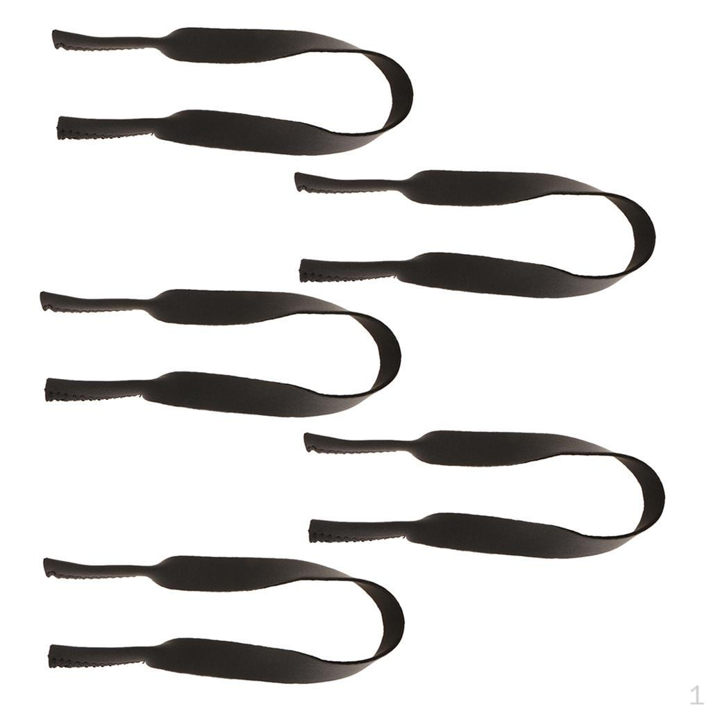 5 Pcs Neoprene Eyeglass Cord Strap Chain for