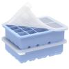 2Pcs Silicone Ice Cube Tray with Lid Reusable Multi Size 13 Grid Square Ice Cube Mold for Freezer Whiskey Cocktail Ice Cube Tool
