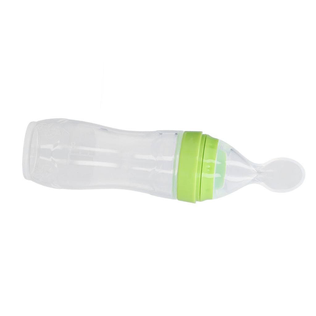 Baby Squeeze Spoons Small Portable Lightweight Food Grade Material Baby Food Dispensing Spoon for