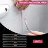 4PCS Car Door Edge Transparent Anti Scratch Protection Strips For Astra Insignia Mokka Zafira Corsa Vectra Antara Meriva