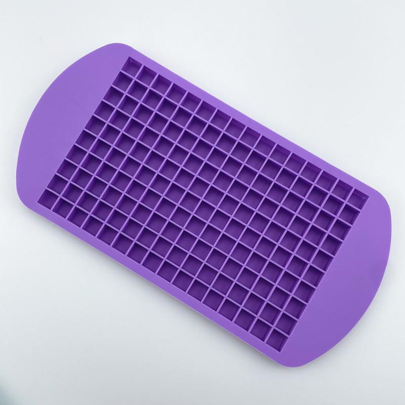 Crushed Silicone Mini Ice Cube Trays Easy Release Small Ice Cube Flexible Stackable Durable Mold BPA Free