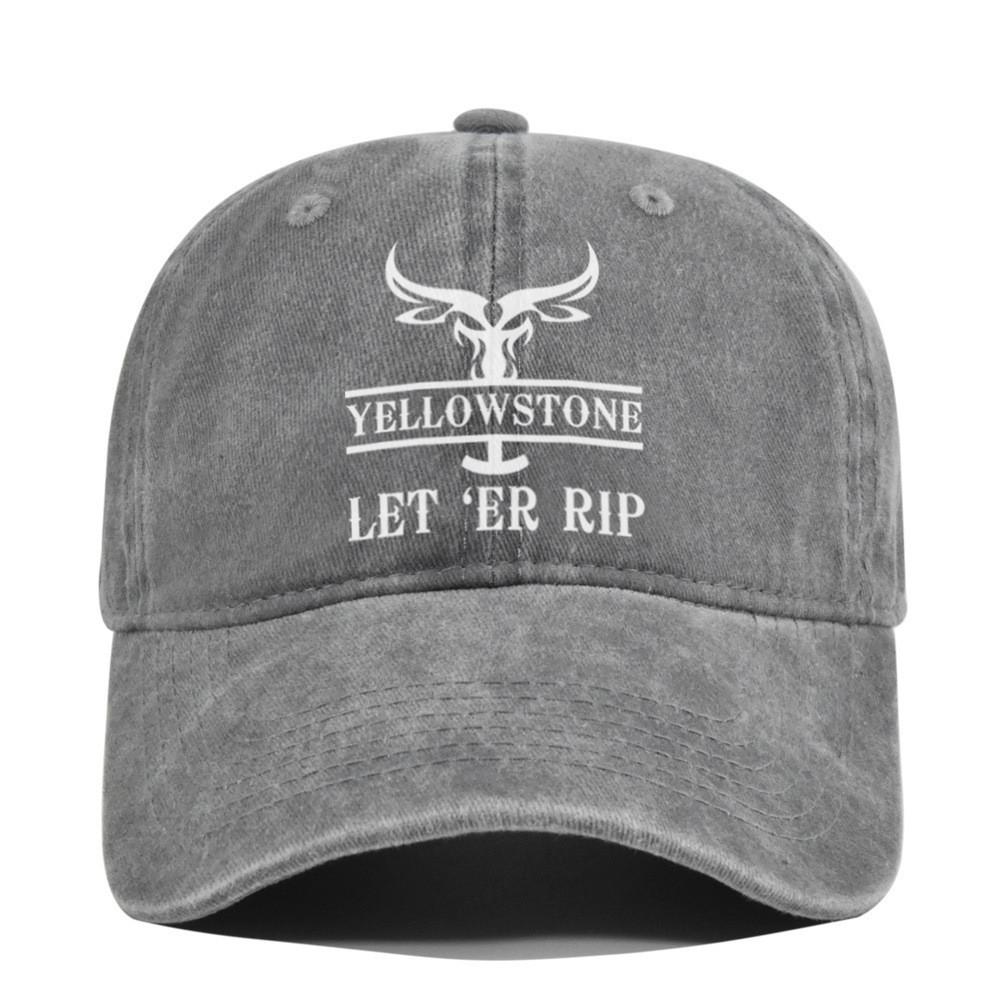 Cap Baseball Retro Printed Peaked Cap Washed Distressed Visor Fashion Cotton