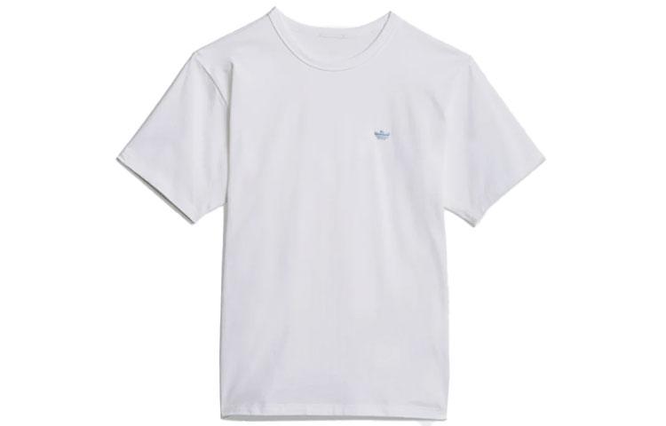 Adidas Originals T Shirts Unisex White Crew Neck Moderate Straight Fit GL9939 XL