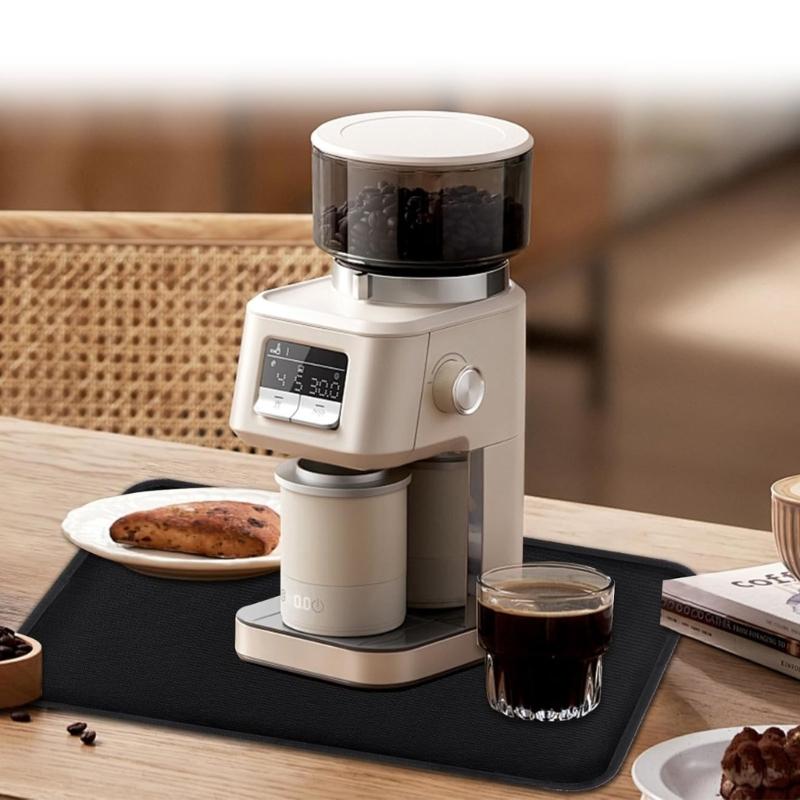 Fire Pit Mat Indoor Thicken Heatproof Mat 60x40CM Oil Proof Waterproof Floor Protector Fiberglass Texture for BBQ Grills