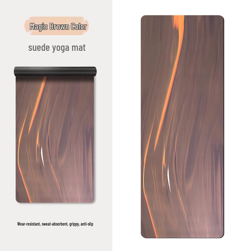 Xinjingzhou Thickened Suede Printed Yoga and Dance Mat