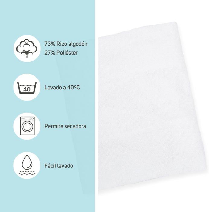 Protège-matelas - Coton - 140x70cm - Imperméable - Respirant - Doux