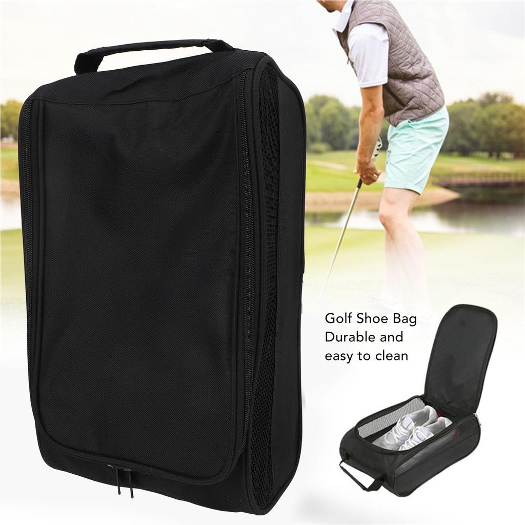 Golf Shoes Bag Portable Ample Space Breathable Easy To Clean Sports Shoe Storage Bag for Travel Outdoor