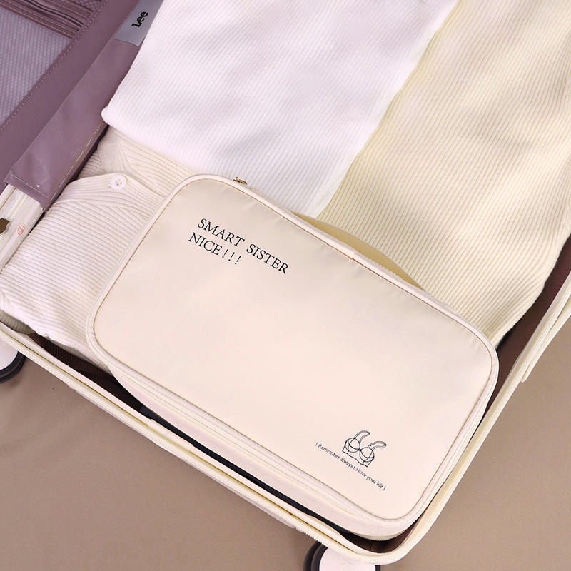 Travel Storage Bag Portable Underwear Pantyhose, Socks Organizing Bag, Double Layer Large Capacity Luggage Bag Travel Essentials