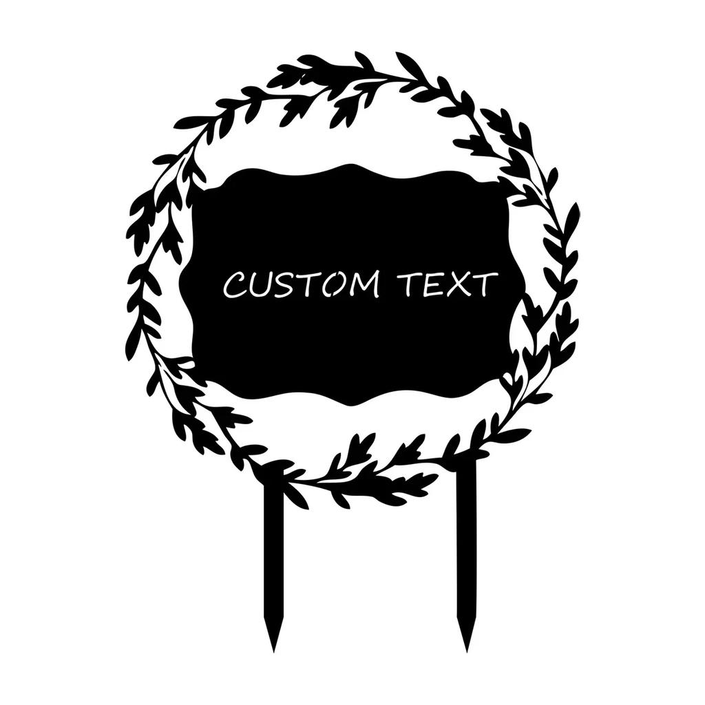 Metal Tin Sign Garden Decor Personalized Yard Art Custom Metal Wall Art