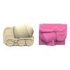 Flower Pot Silicone Mold Mud Tanker Pen Holder Mold for DIY Succulent Planter