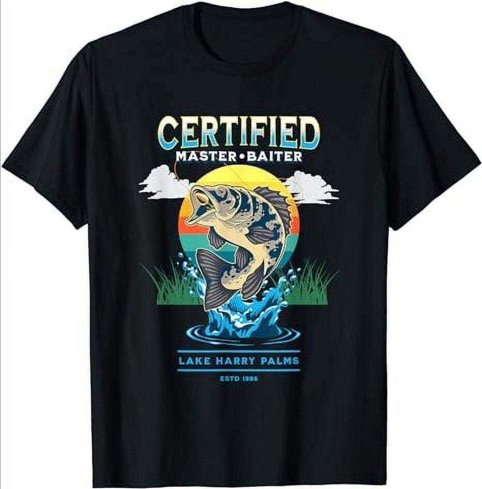 Master Baiter Funny Fishing TShirt S