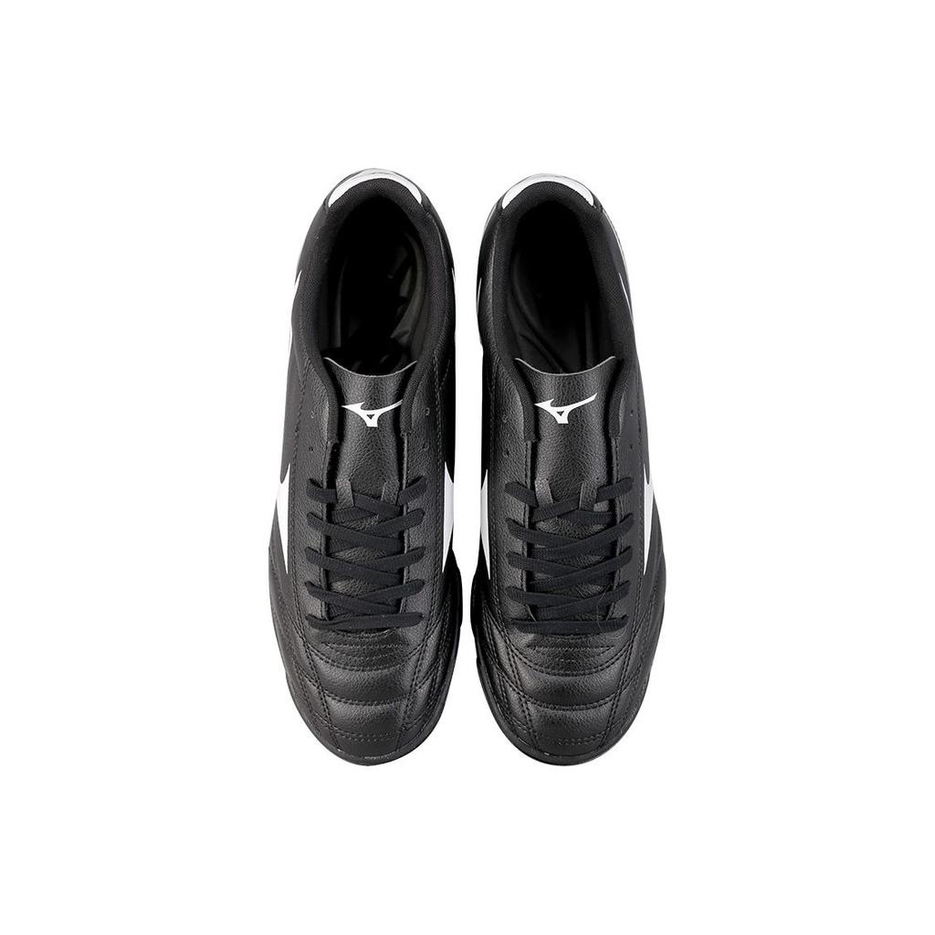 Mizuno Folgado AS Wide Round Toe Lace-Up AG (Rubber Short Studs) Shock Absorbing Durable Fit Soccer Shoes Men Soccer Shoes Black White P1GD189301