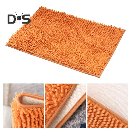 Matte Anti-Rutsch-Badezimmerteppich Schnell saugfähig Schnelltrocknend Badematte Einfarbig Langes Haar Mehrzweck-Schlafzimmerwaschbecken Küchenteppich