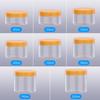 100ml Matte Cream PET Plastic Refill Jar - Transparent Wide Mouth Cosmetic Bottle for Face Cream & Hair Mask