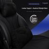 Purple Wind Chime Headrest & Lumbar Support Pillow for BMW 5 Series 530Le Zotye T300/T600