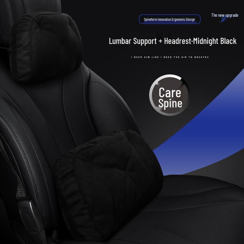 Purple Wind Chime Headrest & Lumbar Support Pillow for BMW 5 Series 530Le Zotye T300/T600