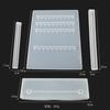 1 Pcs Diy Crystal Epoxy Mold Earrings Shelf Silicone Mold Display Stand Earrings Pendant Jewelry Rack Storage Set