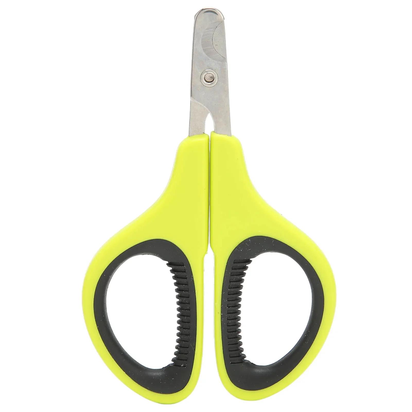 

Pet Nail Clipper Stainless Steel Ergonomics Streamlined Design Pet Claw Trimmer For Small Cats Dogs зелёный