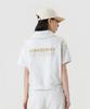 UMBRO Women'S Short Sleeve Collared Sweatshirt Ivory (Uq222Cfs41)