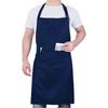 Solid Color Household Waterproof Apron Multi-functional Unisex Work Clothes Pocket Apron  Waiter