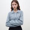 WEDNESDAY DELIGHT Wd_Collar Pullover Knit Sweater_2Color