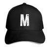 Big Letter M Baseball Cap Lightweight Packable Gift For Him Her Casual Daily Wear