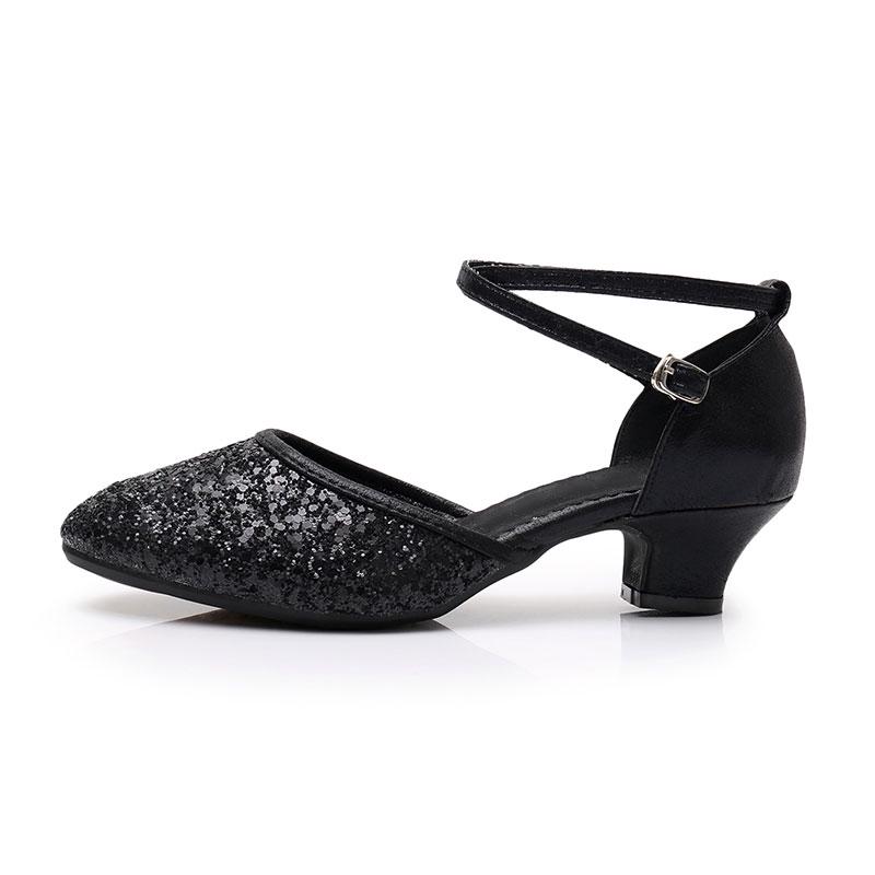 Tanzschuhe Damen Mädchen Niedrige Absätze Standard Tanzschuhe Moderner Tango Standard Tanzschuhe mit Absatz 3,5CM