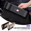 Car Seat Gap Slit Pocket Catcher Organizer For BMW M E46 E90 E60 F30 F10 E39 E36 F20 G30 G20 E87 E92 E91 E30 Accessories