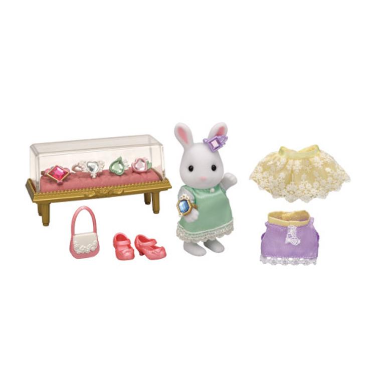 [Sylvanian] 5647-Fashion-Koordinationsset Stadtmädchen-Serie (Schmuckkollektion)