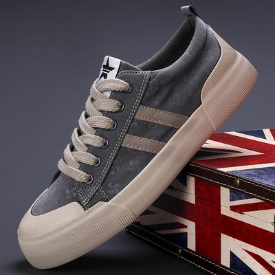 Herenschoenen Trendy Sport en Vrije Tijd Heren Canvas Schoenen Laag Uitgesneden Ondiepe Mond Comfortabele Board Schoenen Heren