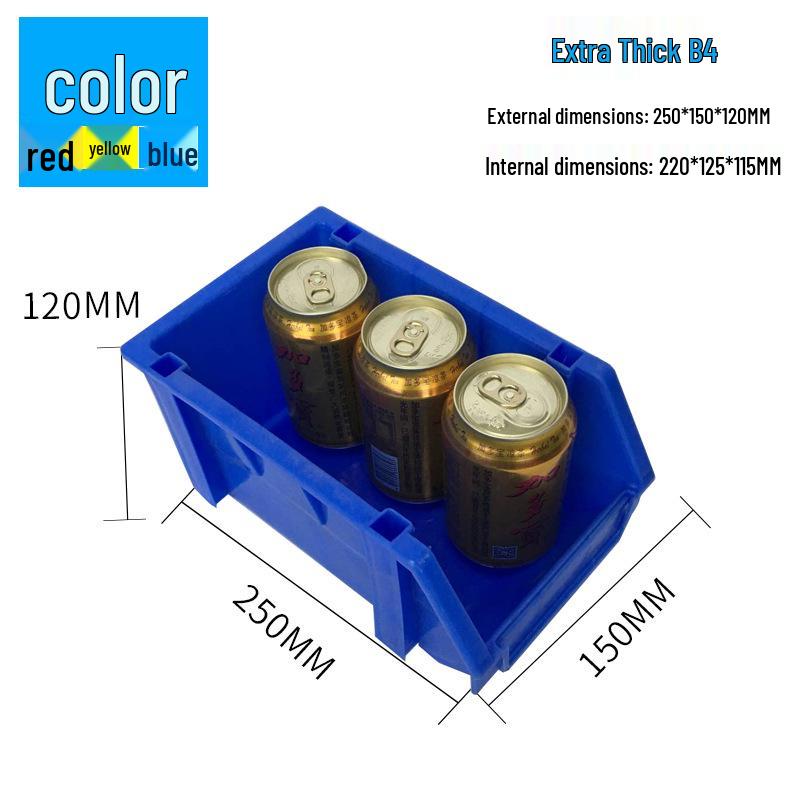 Slanted Mouth Plastic Storage Box for Screws and Tools – Classified Component Shelf