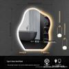 Irregular Shape LED Vanity Mirror: Wall-Mounted, Luminous, Smart Cloud Bedroom Makeup Mirror with Lights