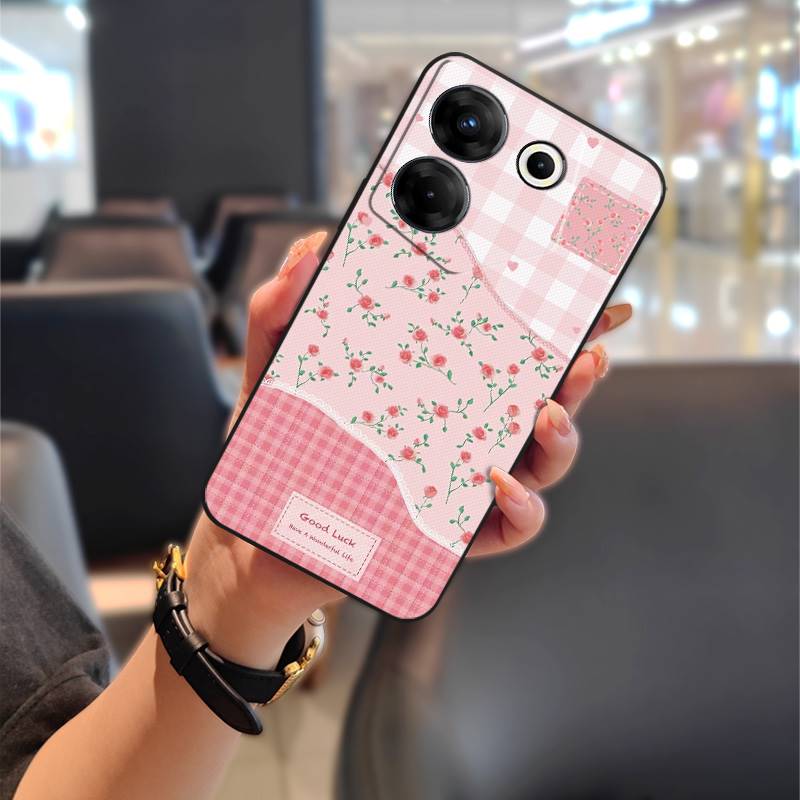 Silicone Durable Phone Case For Tecno Camon20 Pro 5G/CK8n Full Wrap Phone Pouch Cartoon Fashion Design Back Cover Cute