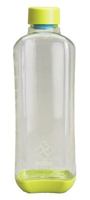 Pearl Metal Water Bottle 1000ml Direct Drinking PC Aqua Bottle Green Block Style H-6039