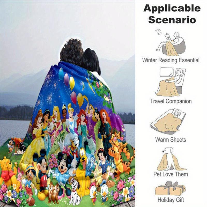 Mickey und Minnie Cartoon-Decke: Entzückend, Warm und Perfekt für die Heimdekoration Wohnzimmer, Reisen und Alle Jahreszeiten