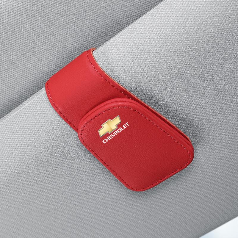 Car Interior Sun Visor Eyeglasses Holder Sunglasses Clip For Chevrolet Sail Aveo Colorado Cobalt Silverado Beat Equinox Tahoe