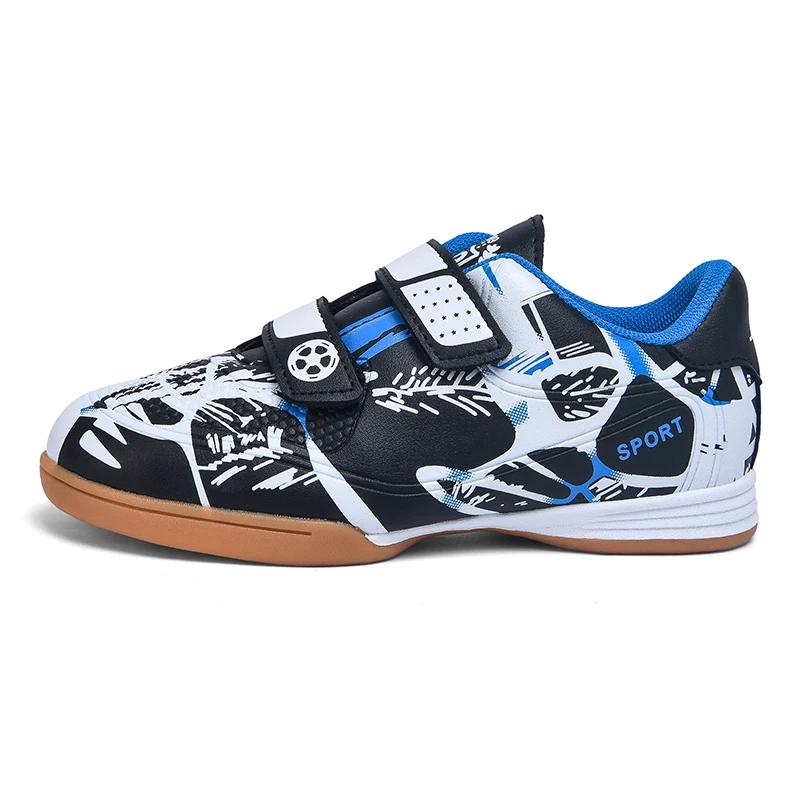 Futsal Crianças Sapatos de Futebol Indoor Antiderrapante Profissional Chuteiras de Campo Original Tênis Infantil Partida Rápida