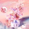 Fantasy Cherry Blossom Season Assemblage Constructing Modules Kits Flower Castle Models Home Deco Kids Play kits for Girls Birthday Celebration Gifts