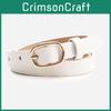 Summer Stylish Womens Lightweight Belt With Alloy Pin Buckle For Chic Looks